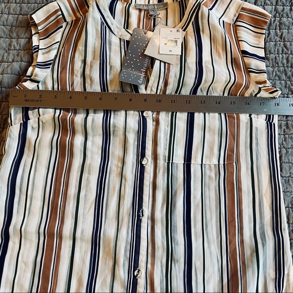 DANIEL RAINN stripe button tunic - Picture 6 of 8